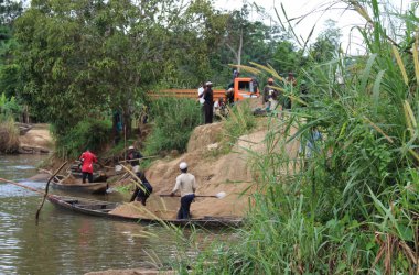Ravel du Bout du Monde in Kamerun - Sandfischer am Mungo