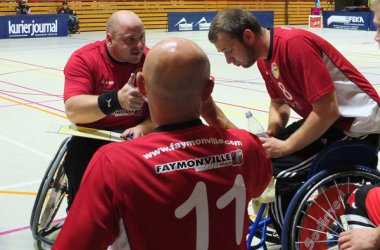 Die Rollerbulls bei ihrem Spiel gegen Hamburg am 5. Oktober 2014