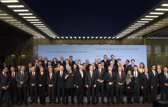 Die Teilnehmer der Syrienkonferenz in Berlin