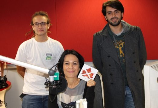 Jukutu-Veranstalter Fabian Heinzius und Vendim Thaqi von Autumn Colours zu Gast bei BRF1-Moderatorin Heike Verheggen