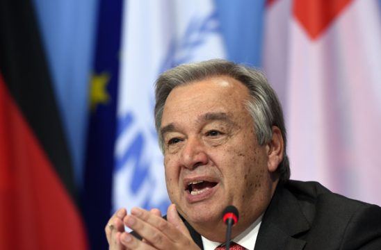 Der UN-Hochkommissar für Flüchtlingsfragen, António Guterres