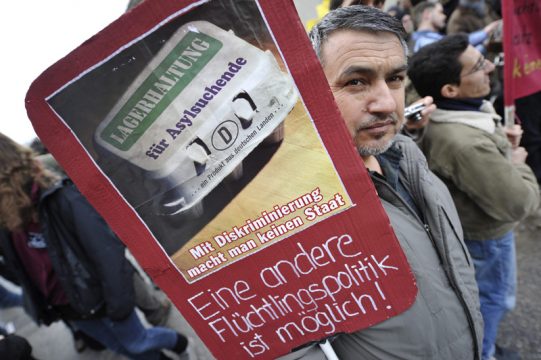 Demo von Asylbewerbern in München (2010)