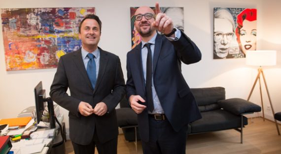 Xavier Bettel und Charles Michel