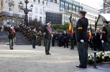 11.11.: Blumenkranzniederlegung am Grab des unbekannten Soldaten in Brüssel