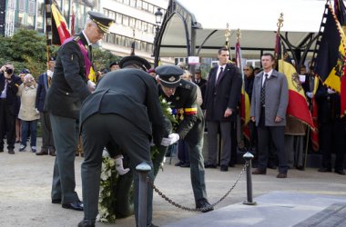 11.11.: Blumenkranzniederlegung am Grab des unbekannten Soldaten in Brüssel