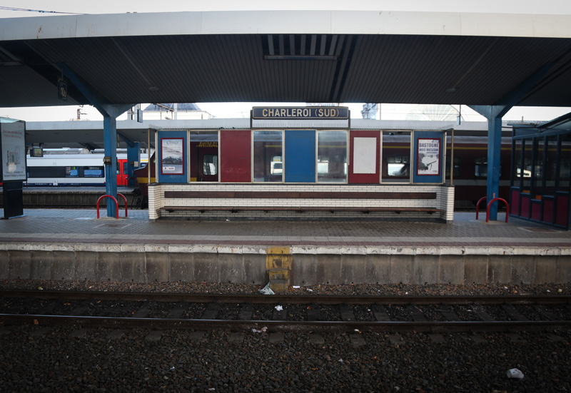 Nichts geht mehr: Bahnhof Charleroi-Sud