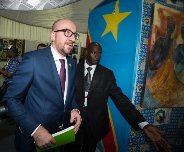 Charles Michel am Freitagabend in Dakar