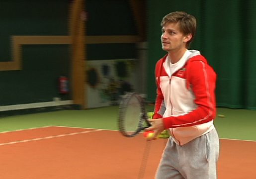 Tennisspieler David Goffin zu Besuch in Eupen