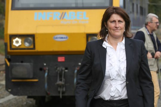 Mobilitätsministerin Jacqueline Galant (2.11.14)