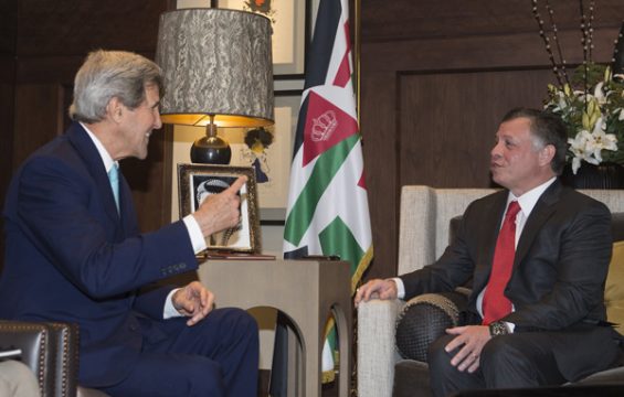 US-Außenminister John Kerry und Jordaniens König Abdullah II.