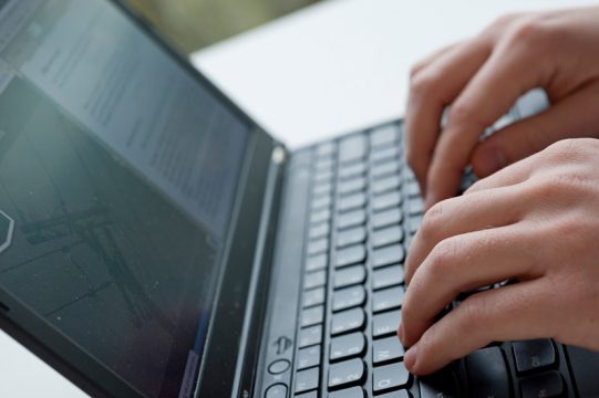 Arbeiten am Laptop (Illustrationsbild: Stephan Engler/Belga)