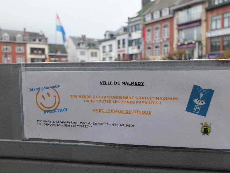 Künftig dürfen Kunden in Malmedy die erste Stunde umsonst parken