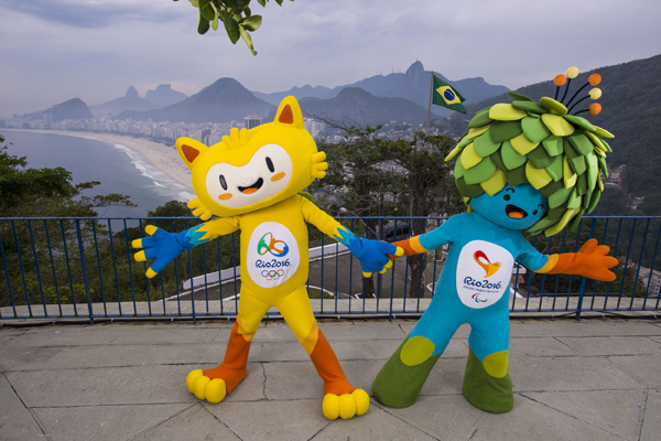 Die Maskottchen für Olympia 2016