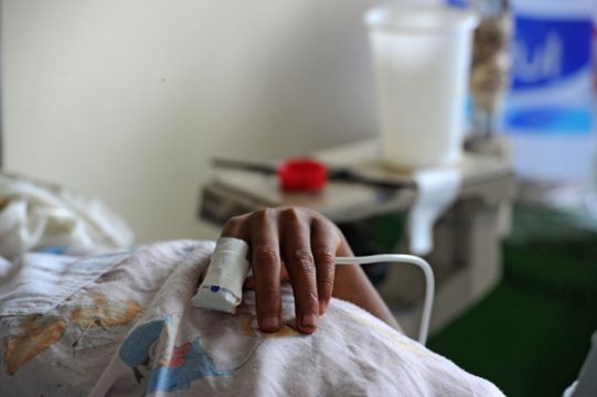 Patient im Krankenhaus