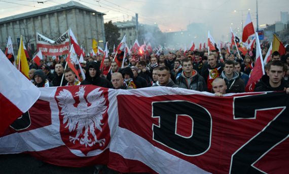Proteste in Warschau