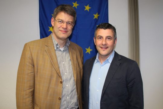 Patrick Schnieder und Pascal Arimont in St. Vith