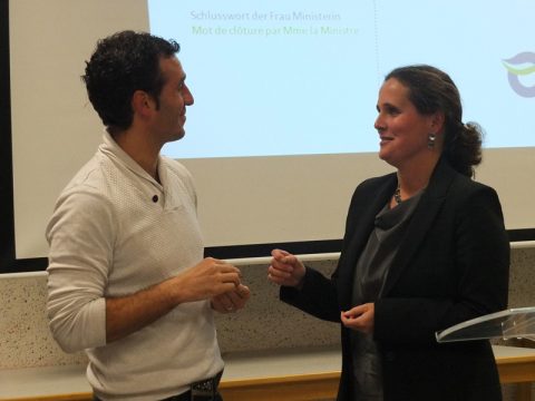 TAO-Verwaltungsratspräsident Thorsten Maraite und TAO-Direktorin Sandra De Taeye