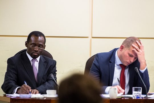 Theo Francken bei seiner Anhörung vor der Kammer (19.11.)