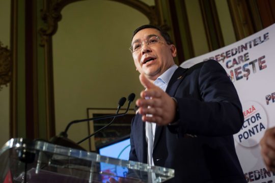 Der sozialistische Ministerpräsident Rumäniens, Victor Ponta