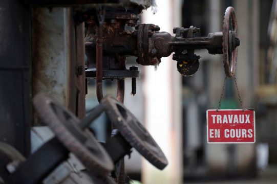 Ölraffinerie in Frankreich