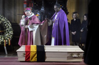 Abschiedsfeier für Königin Fabiola in der Kirche Notre-Dame von Laeken