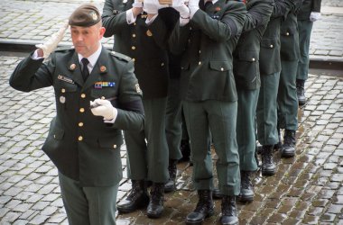 Abschiedsfeier für Königin Fabiola in der Kirche Notre-Dame von Laeken