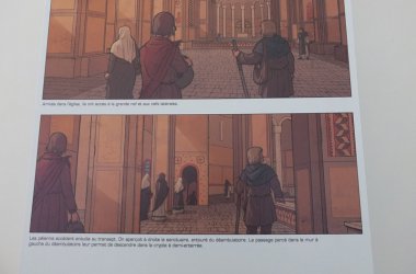 Comic-Held Jhen entdeckt die Abtei von Stavelot