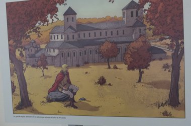 Comic-Held Jhen entdeckt die Abtei von Stavelot