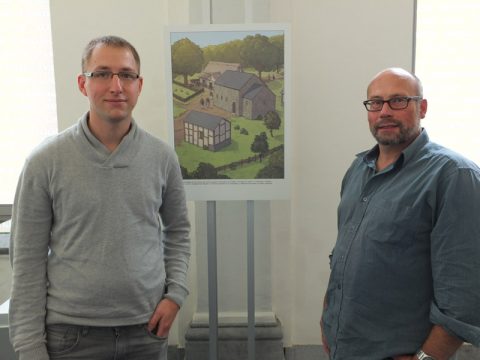 Comic-Held Jhen entdeckt die Abtei von Stavelot