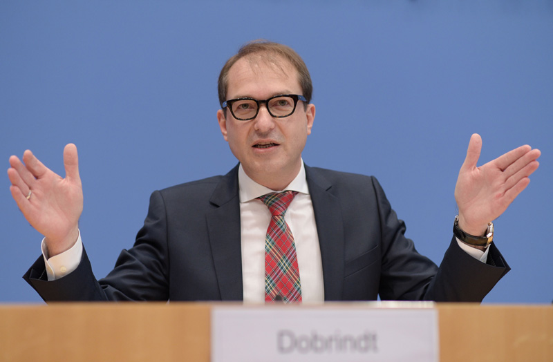 Deutscher Verkehrsminister Alexander Dobrindt