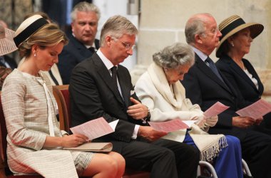 Letzter öffentlicher Auftritt: Königin Fabiola bei einer Gedenkmesse für König Baudouin (31. Juli 2013)