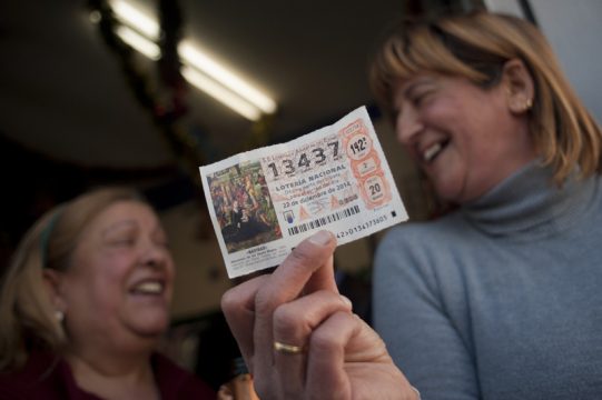 Eines der "dicken" Gewinnlose in El Bosque/Cadiz