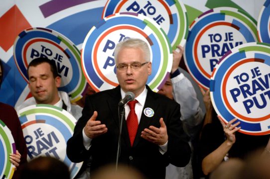 Ivo Josipovic muss in die Stichwahl