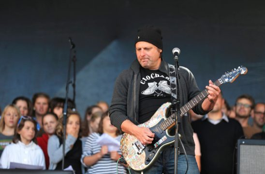 Der flämische Rocksänger Luc De Vos am 22. September 2012 in Gent
