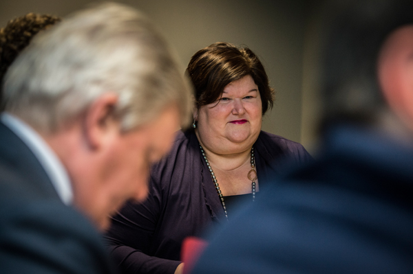 Jean-Claude Marcourt (PS) und Maggie De Block (Open VLD)