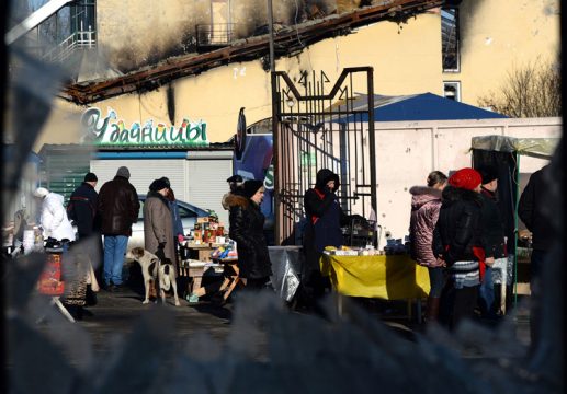 Auf einem Markt in Donezk (14. Dezember)