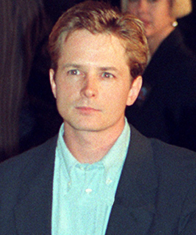 Michael J. Fox, Marty McFly in dem Film "Zurück in die Zukunft", im Jahr 1993