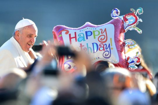 Papst Franzikus ist 78 Jahre alt geworden