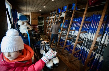 Wintersportfreunde freuen sich: Schnee auf dem Hohen Venn