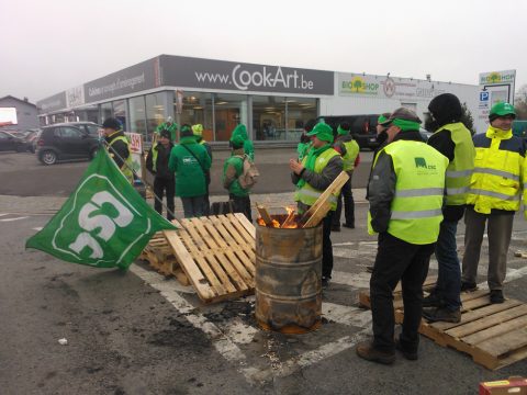 Streik-Montag: Industriezone Eupen