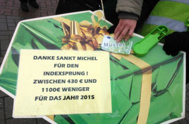 Generalstreik: Gewerkschaftsmitglieder blockieren Straßen und Geschäfte in Eupen