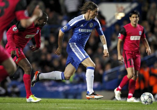 Fernando Torres bei der Champions League-Begegnung gegen Genk (10/2011)