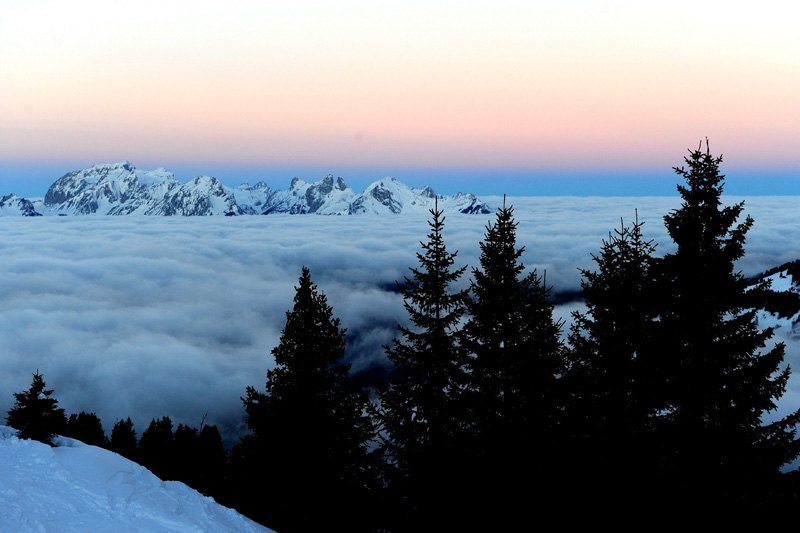 Villars-Gryon ist eines der bekanntesten Skigebiete der Westschweiz