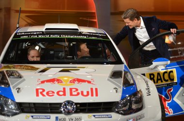 Letzte Ausgabe von "Wetten, dass..?" - Sébastien Ogier im VW Polo R WRC
