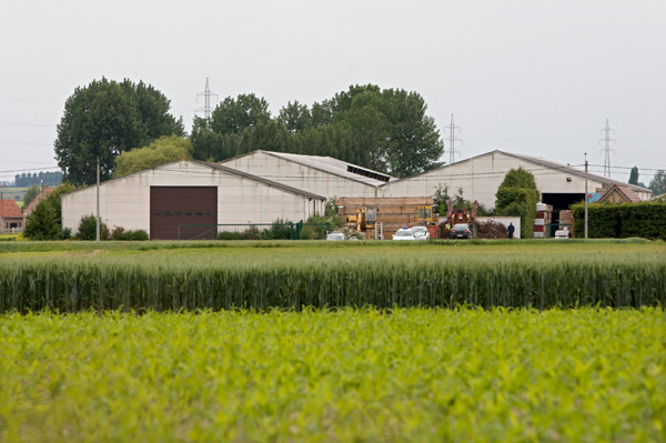 Der Bauernhof von Patrick Lagrou in Zandvoorde