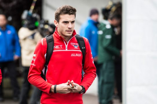 Jules Bianchi beim Training zum Großen Preis von Belgien in Spa-Francorchamps (23.8.14)