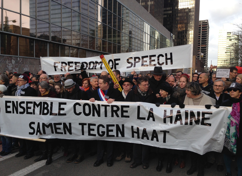 Gemeinsam gegen Hass: Solidaritätsmarsch in Brüssel