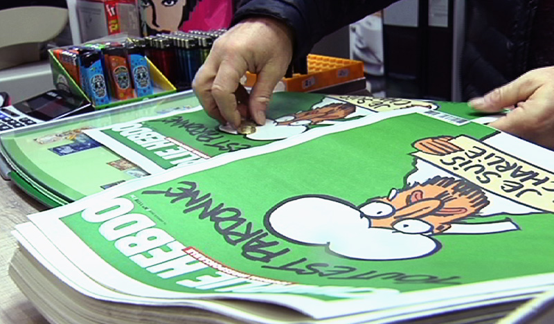 Charlie Hebdo-Verkauf in Eupen