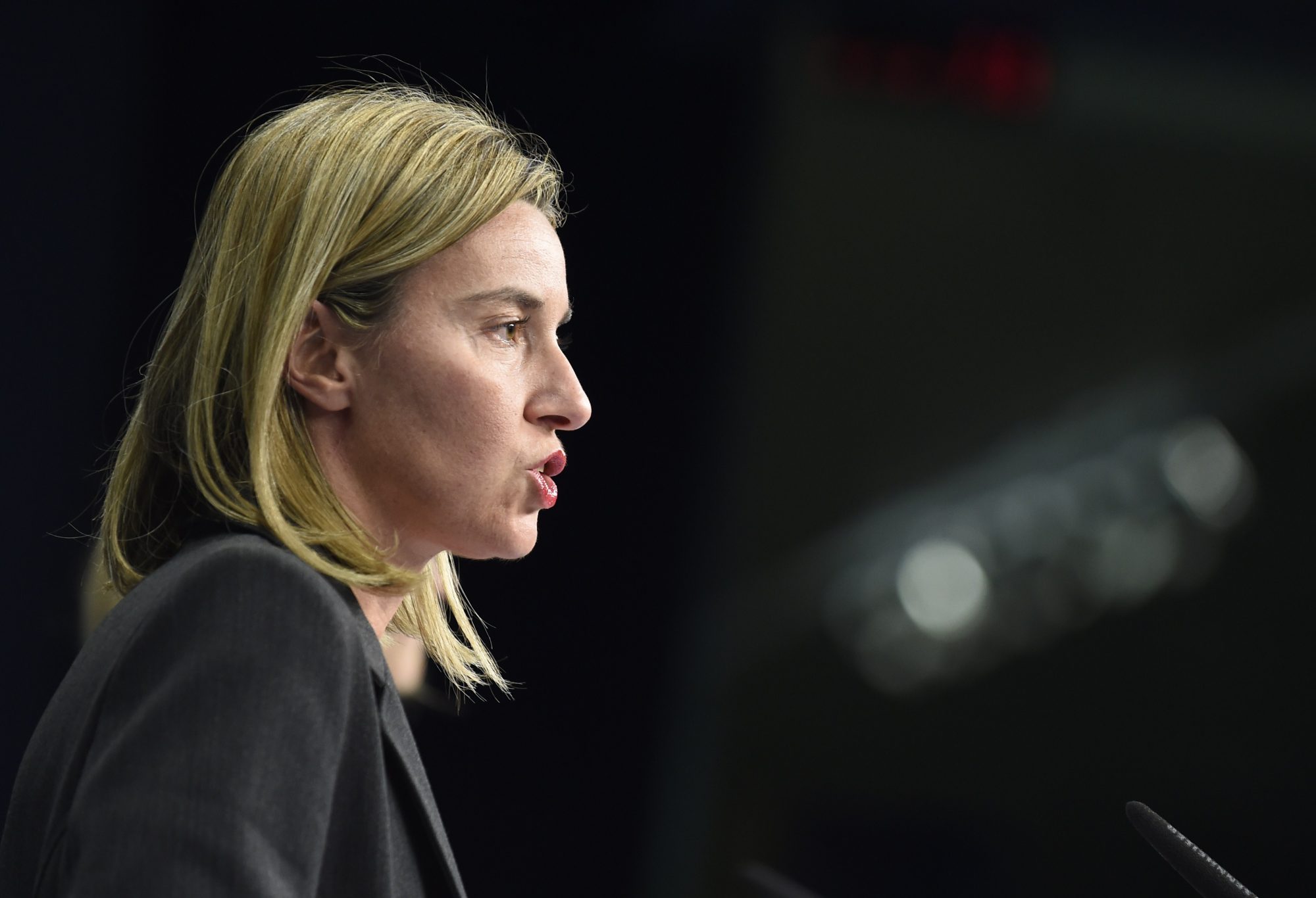 Die EU-Außenbeauftragte Federica Mogherini ist besorgt über die Lage in der Ukraine