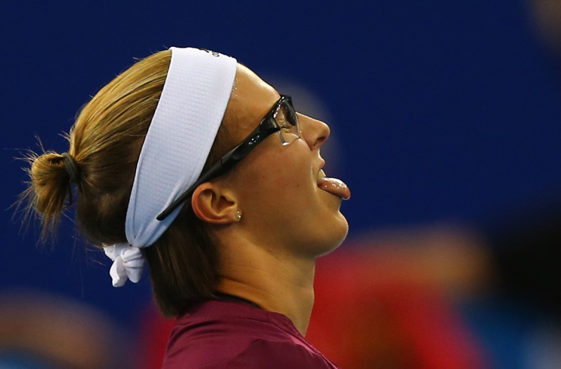 Kirsten Flipkens in Auckland ausgeschieden (Archivbild)